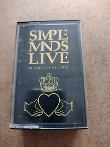 Simple Minds Live - In The City Of Light Double Audio Cassette - Picture 1 of 5