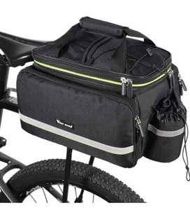 WEST BIKING Bike Bicycle Rear Seat Rack Carrier Bag Trunk Pannier Waterproof 35L - Picture 1 of 6