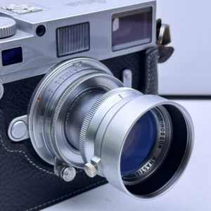 Aluminium Alloy/Copper A36 UV Lens+Lens Hood For Leica Summaron 35 Elmar 50/3.5 - Picture 1 of 15