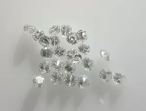 5pc Natural Loose Diamond VS Clarity F Color 2.6-3.5mm Round Brilliant Cut White - Picture 1 of 3