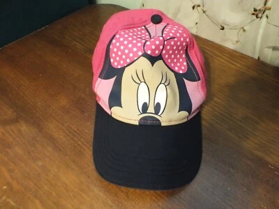 Красивая молодежная кепка Disney Minnie Mouse розовая регулируемая сзади ИЗЯЩНАЯ - Изображение 1 из 3