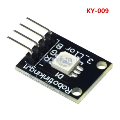 1X 3.3-5V 3 Colour RGB SMD Board Module 5050 Full Color LED for Arduino - Immagine 1 di 4