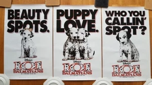 101 Dalmatians 3 x VERY RARE 1996 McDonald's posters - Picture 1 of 7