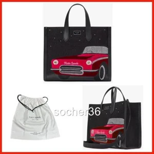 BOLSO GRANDE KATE SPADE MANHATTAN COCHE EMBELLECIDO CON BOLSA PARA EL POLVO KI427 NUEVO CON ETIQUETAS $498 - Imagen 1 de 9