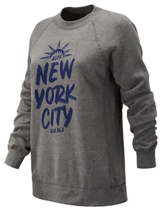 New Balance® Women's 2018 NYC Marathon Run 26.2 Sweatshirt | S | Grey - Picture 1 of 2