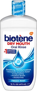 Fresh Mint Oral Rinse for Dry Mouth, Breath Freshening Mouthwash, 16oz - Picture 1 of 5