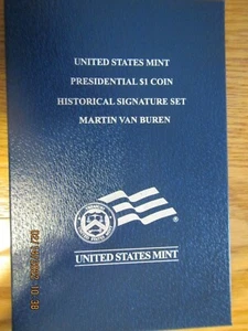 US Mint 2008 Presidential $1 Coin Signature Set Martin Van Buren Item# XM2 - Picture 1 of 8