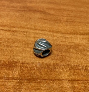 TROLLBEADS FALLENDE BLÄTTER PERLE SILBER ETIKETT-10011 Neu - Bild 1 von 6