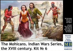 The Mohicans. Indian Wars, the XVIII century. Kit № 6  1/35 MasterBox 35234 - Picture 1 of 7