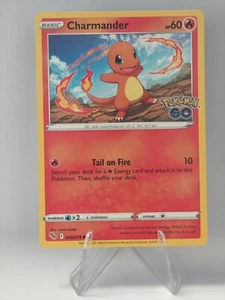 Glumanda/Charmander 008/078 Common Pokémon GO Exc ENG non-Holo - Picture 1 of 2