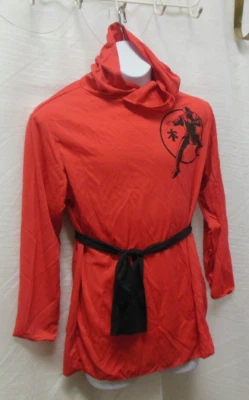 Lote de 8 tops con capucha Red Ninja faja negra niño tallas 5/MC 3/LC Foto 1 de 4