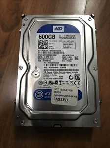 Internal SATA PC HDD 500GB WD5000AAKX With Windows 10 - Picture 1 of 6
