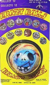 Krazy Balls, Coleccionable Vintage 1986, ¡Nuevo! En Tarjeta Sellada! MOSC!! - Picture 1 of 2
