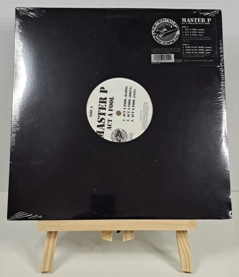 Master P "Act A Fool/Who Want Some" Two 12 Inch Vinyl Single New No Limit Record - Image 1 of 4