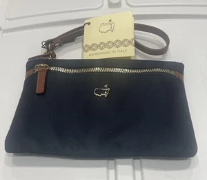 Masters Golf Borsa Pochette Zip Blu Polso Augusta Nazionale Golf Augusta Italia - Foto 1 di 3