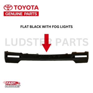 2022 - 2026 NEW GENUINE OEM TOYOTA TUNDRA FRONT BUMPER FLAT BLACK LIGHT OPENINGS - Picture 1 of 2