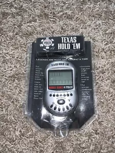 Texas Hold Em Electronic Handheld Game World Series Open Box - Picture 1 of 5
