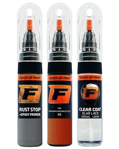 for TRIUMPH MOTORCYCLES EG BLAZING ORANGE TOUCH UP PAINT Pen Kit Scratch Repair - Picture 1 of 10