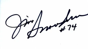 Jim Snowden signed autographed Auto 3.5 x 2 Cut - Picture 1 of 1