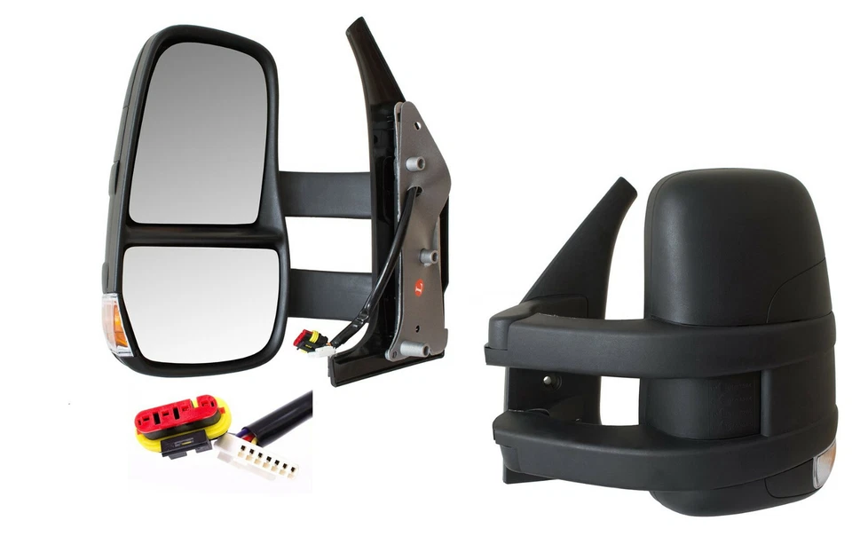 POUR Iveco Daily IV 2006-2011 RETROVISEUR électrique GAUCHE LONG CHAUFFANT NEUF - Immagine 1 di 1