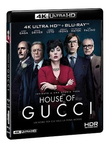 HOUSE OF GUCCI (2021) 4K UHD Blu-Ray NEW (Italian Package has English Audio) - Picture 1 of 3
