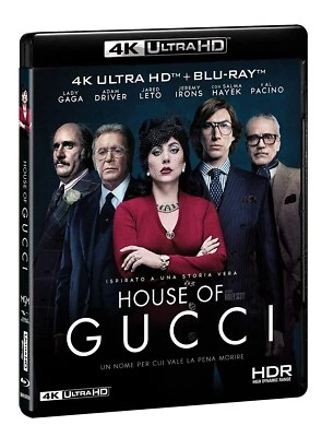 HOUSE OF GUCCI (2021) 4K UHD Blu-Ray NEW (Italian Package has English Audio) - Image 1 of 3