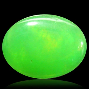1.21 ct Extraordinary Oval Cabochon Shape (10 x 8 mm) Green Opal Gemstone - Picture 1 of 1