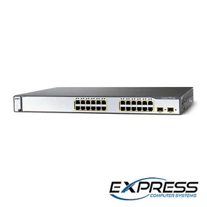Switch IPB Cisco WS-C3750-24PS-S 24 porte Ethernet 10/100 porte 2 porte SFP - Foto 1 di 1