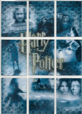 Harry Potter World of 3D 2nd Edition 9 Card Set  PZ1-PZ9 - Image 1 of 2