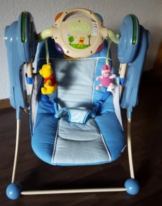Hauck baby schaukel winnie pooh elektriche schauckel super!!! Selten.... - Bild 1 von 9