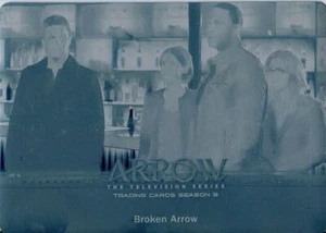 Arrow Season 3 Cyan Printing Plate Base Card #63 - Picture 1 of 1