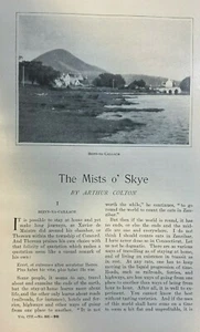 Isla de Skye 1902 Beinn-na-Caillach Cuchullins Torran Loch Slappin ilustrado - Imagen 1 de 5