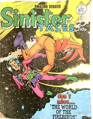 SINISTER TALES.  NUMBER. 141. SCARCE ALAN CLASS UK SCI-FI UNDATED 1980'S COMIC. - Image 1 of 4