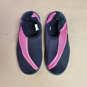 Aqua Shoes Size M (1-2) Black/Pink - Picture 1 of 5