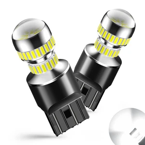 AUXITO 7443 54SMD LED Back up Reverse Brake Signal Light Bulbs 6000K Super White - Imagen 1 de 12