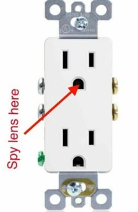 BENK 1080p HD Home Security Nanny Camera AC Wall Outlet WiFi IP Video、Audio Recorder