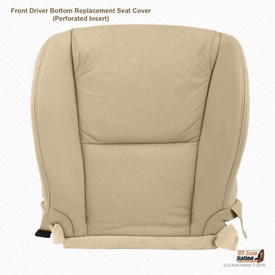 Cubierta de cuero perforado inferior del conductor color tostado para Lexus GS350 2006-2011 Foto 1 de 4