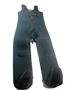 Pro Line Fishing Neoprene Boot Foot Green Knee Pad Waders Suspender Men’s US XL - Picture 1 of 12