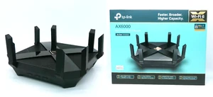 TP-LINK - Archer AX6000 802.11ax Wireless 8-Stream Gaming Router w/ Orginal Box - Picture 1 of 8