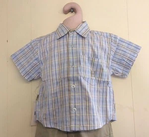 Gorgeous Pale Blue Check 100% Cotton Shirt from Hamilton - Age 4 years - BNWT! - Picture 1 of 2