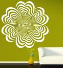 Wall Stickers Vinyl Decal Drawing Elements Flower Optical Illusion (n203)