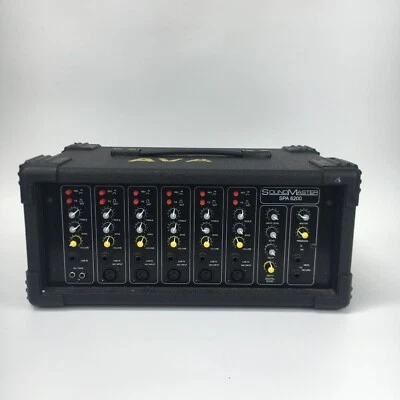 SoundMaster SPA 6200 PA Mischpult Verstärker - 6 INPUT PA MOS-FET 200 Watt MAX - Bild 1 von 4