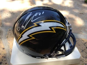 *LADAINIAN TOMLINSON*SIGNED*AUTOGRAPHED*SAN DIEGO*CHARGERS*MINI*HELMET*PSA/DNA* - Picture 1 of 5