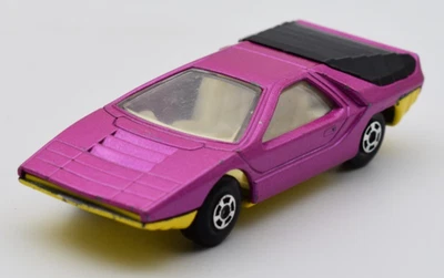 Matchbox Superfast MB75 Alfa Carabo lila. gelbe Bodenplatte.  Lesney England - Bild 1 von 4