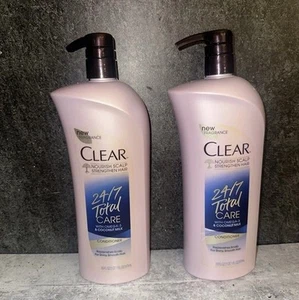 2 Lot CLEAR Scalp & Hair 24/7 Total Care Omega-3 Coconut Milk Conditioner 33 oz - Picture 1 of 1