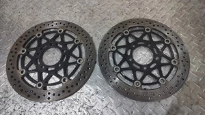 2004-2005 SUZUKI GSXR 600 750 OEM FRONT ROTORS 2003-2004 SUZUKI GSXR 1000 - Picture 1 of 13