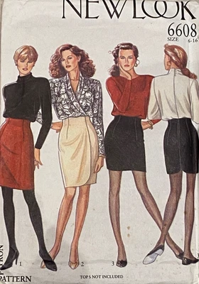 Vintage Sewing Pattern New Look 6608 Womens Sizes 6-16 Dress - Image 1 of 2