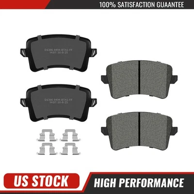 4PCS Rear Ceramic Brake Pads For Audi A4 A5 Quattro Allroad Q5 S4 SQ5 2014- 2017 - Image 1 of 4