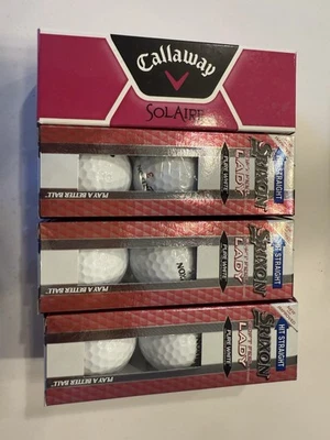 Paquete de 3 pelotas de golf Srixon Lady y pelotas rosas Callaway nuevas en caja total 12 pelotas Foto 1 de 4
