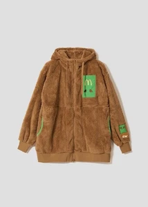 [Graniph] McDonald's iHot Apple Pie | Felpa con cappuccio e zip Boa, beige, taglie SS-XL - Foto 1 di 10